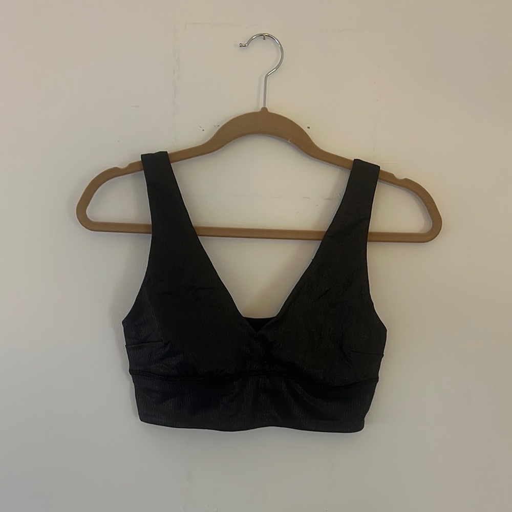 Lululemon Align Rib V-Neck Bra C/D Shine